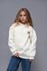 Подростковое Худи Для девочки New Collection Молочный 1296 фото 1