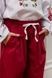 Детские Штаны Для девочки Бордо 5-9 лет 1822 фото 5